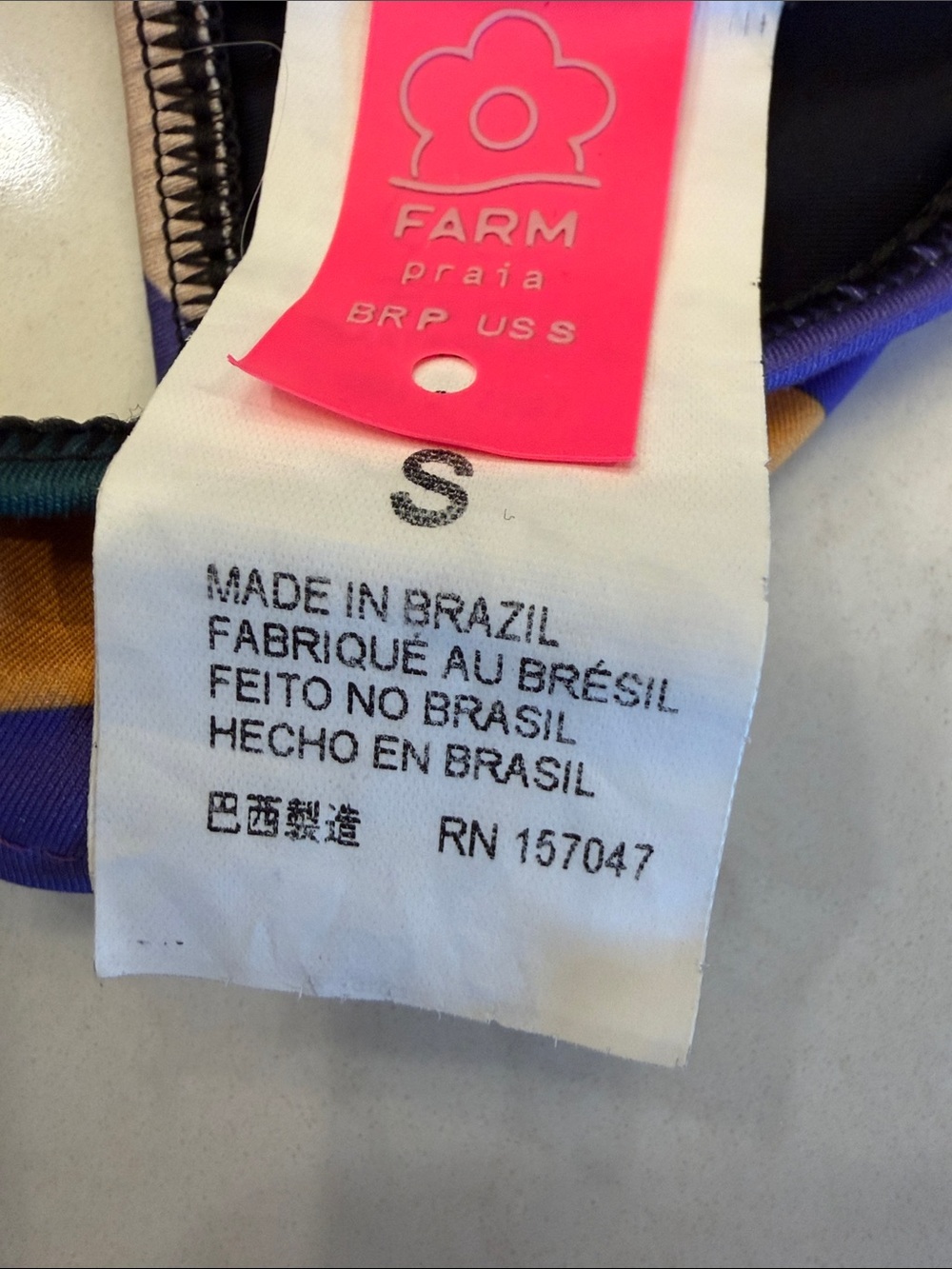 Farm Rio Geometric Color Bikini Top - Picture 5 of 5